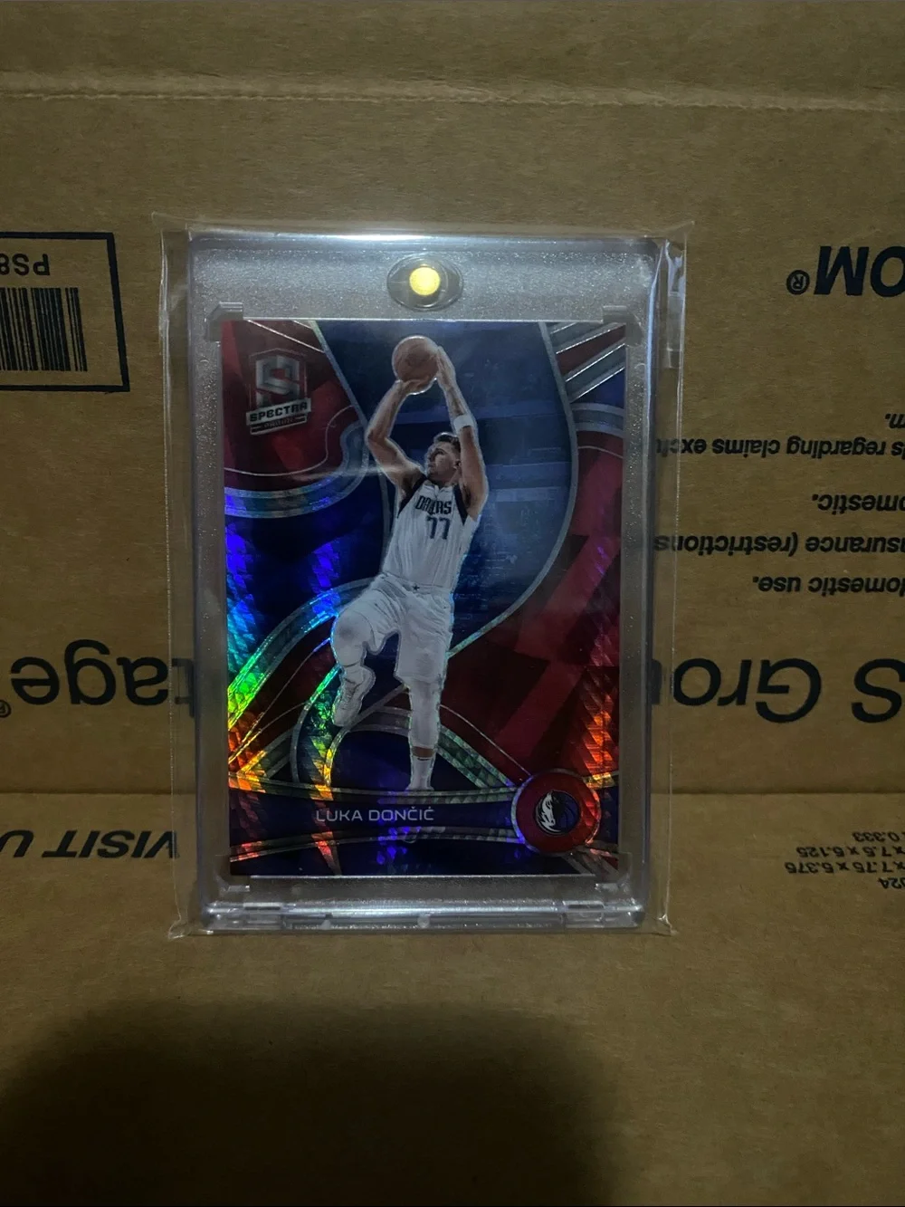 Panini Luka Dončić Trading Card - Blue, Red, Silver Holo - Picture 1 of 2